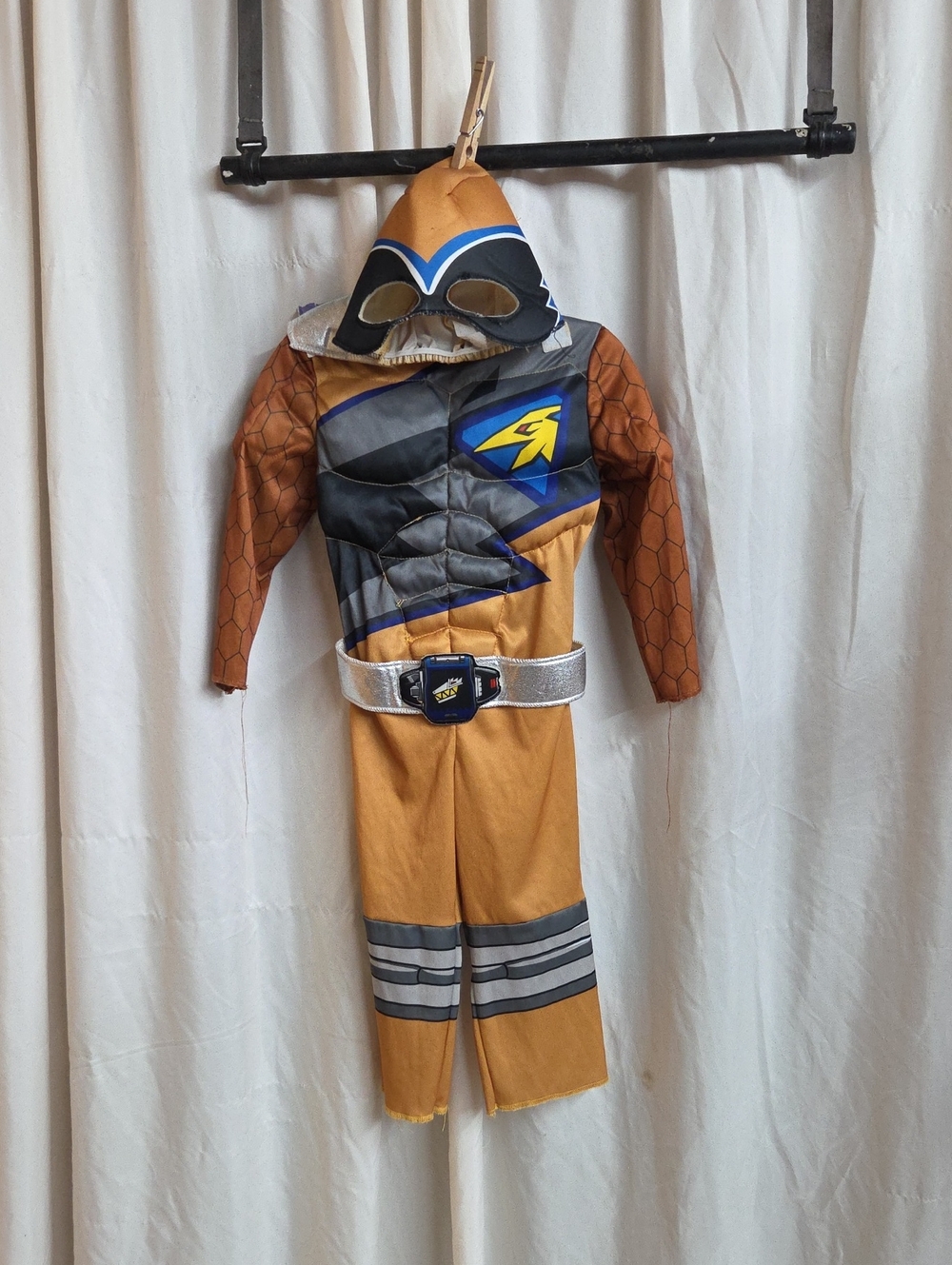 Deluxe Power Rangers Dino Super Charge Gold Ranger Costume Toddler 2T